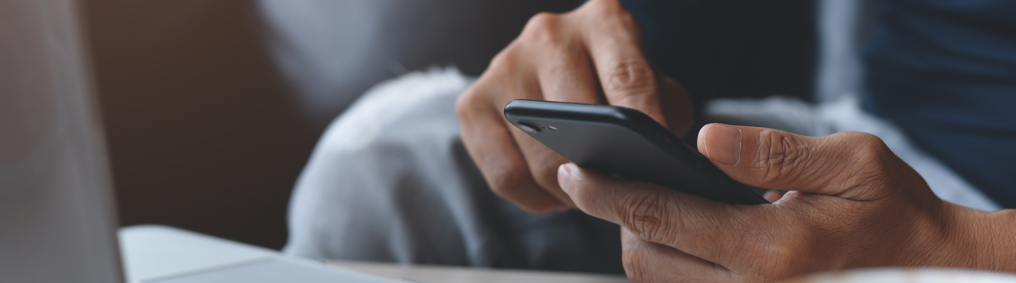 man using mobile phone